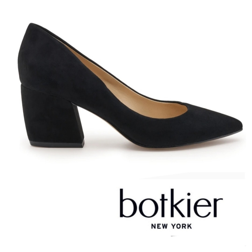 Botkier Stella Black Suede Heel 8.5